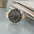  Shop Authentic Hugo Boss Energy Chronograph Grey Dial Two Tone Steel Strap Watch For Men - 1513974 - Luxxuri