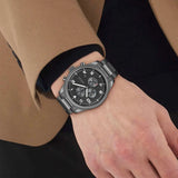  Shop Authentic Hugo Boss View Chronograph Grey Dial Grey Steel Strap Watch For Men - 1513991 - Luxxuri
