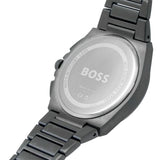  Shop Authentic Hugo Boss Steer Chronograph Quartz Grey Dial Grey Steel Strap Watch For Men - 1513996 - Luxxuri