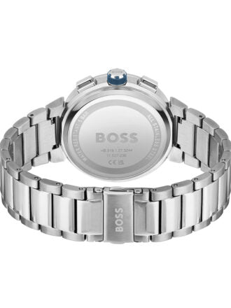  Shop Authentic Hugo Boss Admiral Blue Dial Silver Steel Strap Watch for Men - 1513907 - Luxxuri