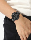  Shop Authentic Hugo Boss One Chronograph Black Dial Black Steel Strap Watch For Men - 1514001 - Luxxuri