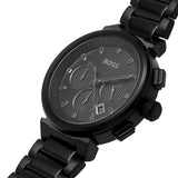  Shop Authentic Hugo Boss One Chronograph Black Dial Black Steel Strap Watch For Men - 1514001 - Luxxuri