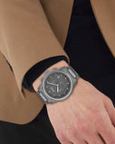  Shop Authentic Hugo Boss Trace Chronograph Grey Dial Grey Steel Strap Watch For Men - 1514005 - Luxxuri