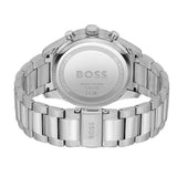  Shop Authentic Hugo Boss View Chronograph Black Dial Silver Steel Strap Watch For Men - 1514008 - Luxxuri