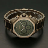  Shop Authentic Hugo Boss Classic Chronograph Green Dial Beige Gold Steel Strap Watch For Men - 1514019 - Luxxuri
