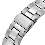  Shop Authentic Hugo Boss Troper Chronograph Blue Dial Silver Steel Strap Watch For Men - 1514057 - Luxxuri