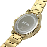  Shop Authentic Hugo Boss Troper Chronograph Green Dial Gold Steel Strap Watch For Men - 1514059 - Luxxuri
