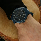  Shop Authentic Hugo Boss Velocity Chronograph Blue Dial Blue Rubber Strap Watch For Men - 1514061 - Luxxuri