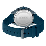  Shop Authentic Hugo Boss Velocity Chronograph Blue Dial Blue Rubber Strap Watch For Men - 1514061 - Luxxuri