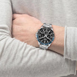  Shop Authentic Hugo Boss Troper Chronograph Black Dial Silver Steel Strap Watch For Men - 1514101 - Luxxuri