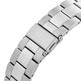  Shop Authentic Hugo Boss Troper Chronograph Black Dial Silver Steel Strap Watch For Men - 1514108 - Luxxuri