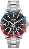  Shop Authentic Hugo Boss Troper Chronograph Black Dial Silver Steel Strap Watch For Men - 1514108 - Luxxuri