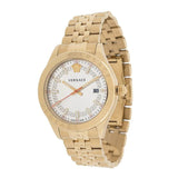  Shop Authentic Versace Hellenyium Analog White Dial Gold Steel Strap Watch for Men - VEVK00720 - Luxxuri