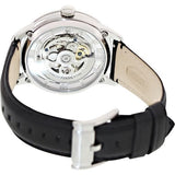  Shop Authentic Fossil Townsman Automatic Skeleton Silver Dial Black Leather Strap Watch for Men - ME3041 - Luxxuri