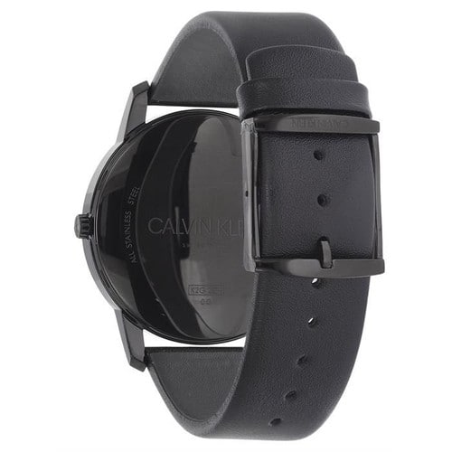  Shop Authentic Calvin Klein City Quartz Black Dial Black Leather Strap Watch for Men - K2G2G4C1 - Luxxuri