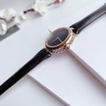  Shop Authentic Gucci Diamantissima Quartz Black Dial Black Leather Strap Watch for Women - YA141401 - Luxxuri