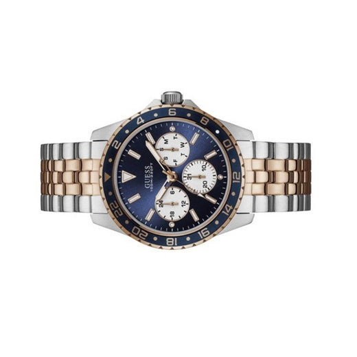  Shop Authentic Guess Odyssey Blue Dial Two Tone Steel Strap Watch For Men - W1107G3 - Luxxuri