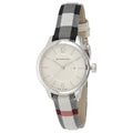  Shop Authentic Burberry Classic Stone Silver Dial Horseberry Black Leather Strap Watch for Women - BU10103 - Luxxuri