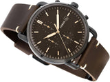  Shop Authentic Fossil Commuter Chronograph Black Dial Brown Leather Strap Watch for Men - FS5403 - Luxxuri