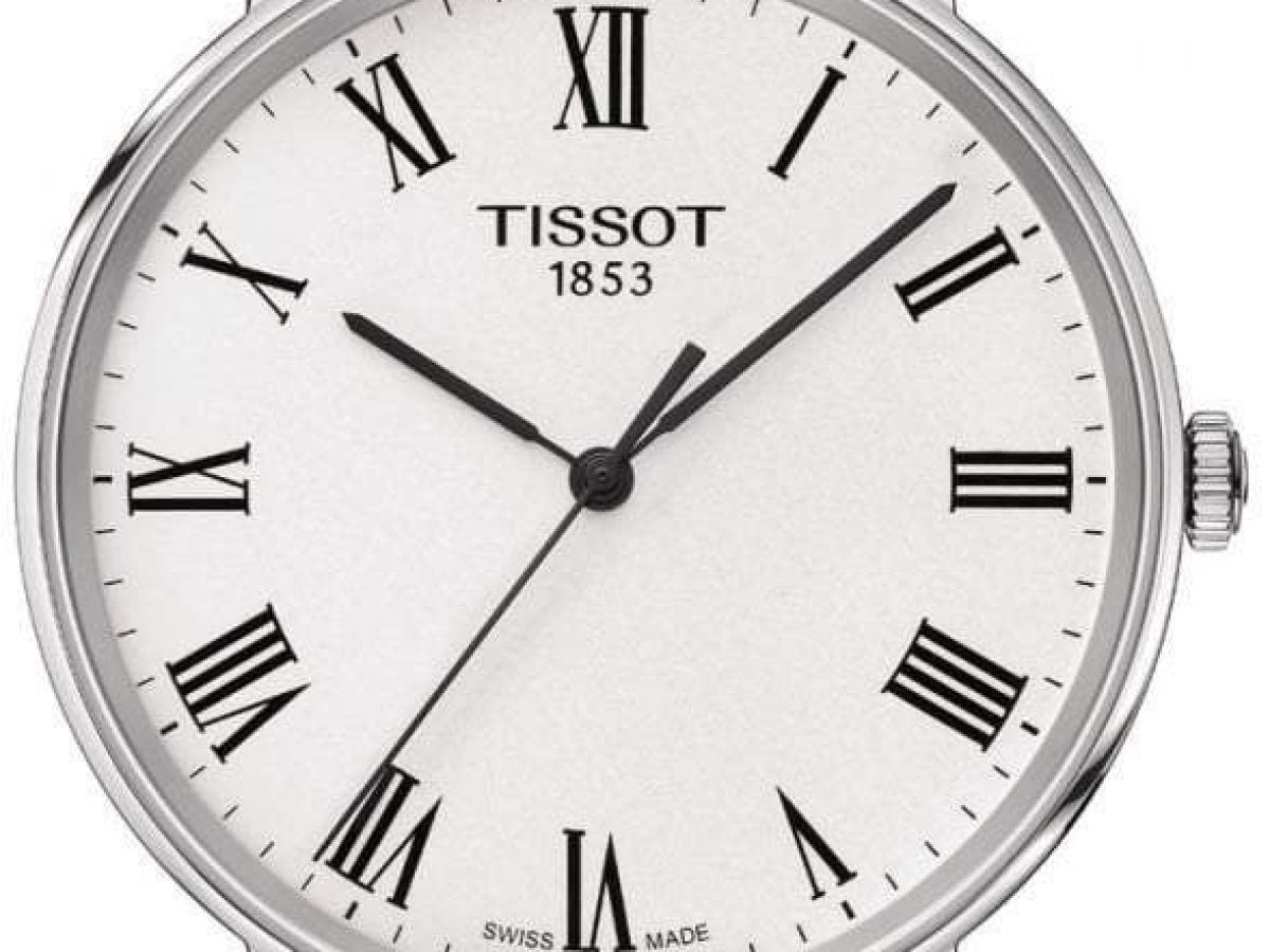 Shop Authentic Tissot Everytime Medium White Dial Black Leather Strap Watch For Men - T109.410.16.033.01 - Luxxuri