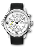  Shop Authentic IWC Aquatimer Chronograph White Dial Black Rubber Strap Watch for Men - IW376801 - Luxxuri