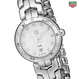  Shop Authentic Tag Heuer Link Diamonds Silver Dial Silver Steel Strap Watch for Women - WAT1413.BA0954 - Luxxuri