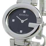  Shop Authentic Gucci Guccissima Black Dial Silver Steel Strap Watch For Women - YA134301 - Luxxuri
