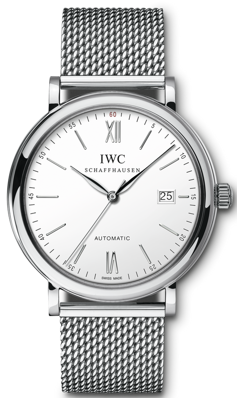  Shop Authentic IWC Portofino Automatic White Dial Silver Mesh Bracelet Watch for Men - IW356505 - Luxxuri