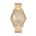  Shop Authentic Michael Kors Ritz Pave Crystals Gold Dial Gold Steel Strap Watch for Women - MK6862 - Luxxuri