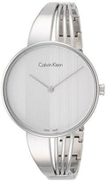  Shop Authentic Calvin Klein Drift Silver Dial Silver Steel Strap Watch for Women - K6S2N116 - Luxxuri