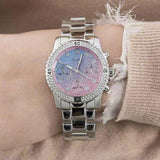  Shop Authentic Guess Confetti Multicolored Dial Silver Steel Strap Watch For Women - W0774L1 - Luxxuri