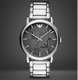  Shop Authentic Emporio Armani Classic Quartz Grey Dial Silver Steel Strap Watch For Men - AR11134 - Luxxuri