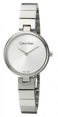  Shop Authentic Calvin Klein Authentic White Dial Silver Steel Strap Watch for Women - K8G23146 - Luxxuri