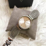  Shop Authentic Guess Chiffon Silver Dial Silver Mesh Bracelet Watch For Women - W1083L1 - Luxxuri