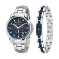  Shop Authentic Maserati Successo Chronograph Blue Dial Silver Steel Strap Watch For Men - R8873621002 - Luxxuri