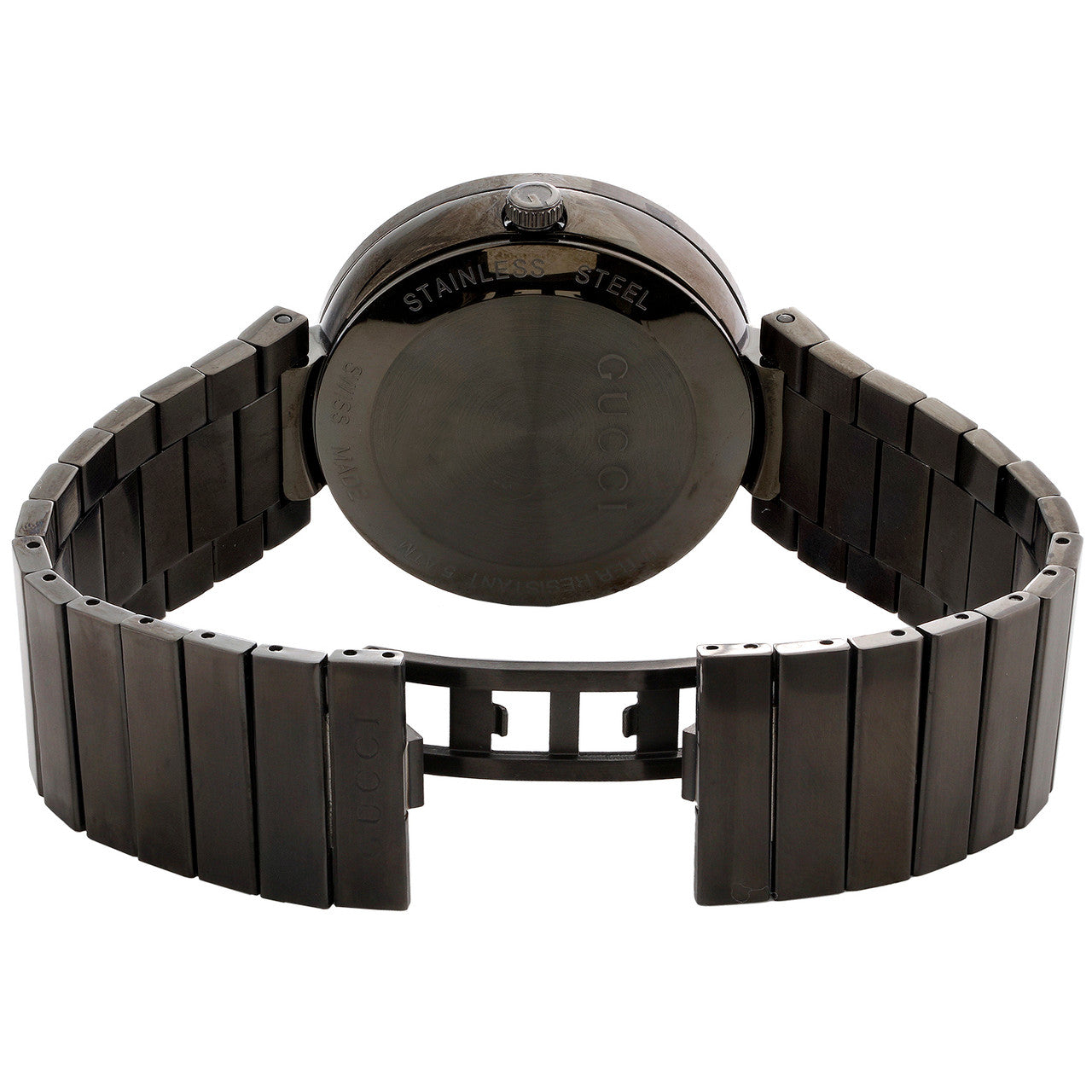  Shop Authentic Gucci G Interlocking Quartz Grey Dial Grey Steel Strap Watch For Men - YA133210 - Luxxuri