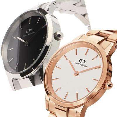  Shop Authentic Daniel Wellington Iconic Link White Dial Rose Gold Steel Strap Watch For Women - DW00100209 - Luxxuri