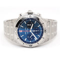 Shop Authentic Breitling Chronomat B01 42mm Blue Dial Silver Steel Strap Watch for Men - AB0134101C1A1 - Luxxuri