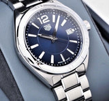  Shop Authentic Tag Heuer Formula 1 Quartz Blue Dial Silver Steel Strap Watch for Women - WBJ1312.BA0666 - Luxxuri