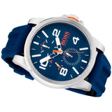  Shop Authentic Hugo Boss Detroit Quartz Blue Dial Blue Silicone Strap Watch For Men - 1550008 - Luxxuri