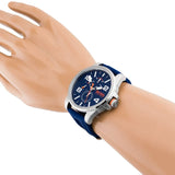  Shop Authentic Hugo Boss Detroit Quartz Blue Dial Blue Silicone Strap Watch For Men - 1550008 - Luxxuri