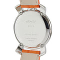 Coach Delancey White Dial Orange Leather Strap Watch for Women - 14502880