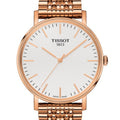  Shop Authentic Tissot Everytime Medium White Dial Rose Gold Mesh Bracelet Watch For Men - T109.410.33.031.00 - Luxxuri