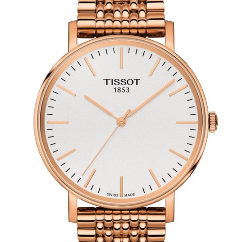  Shop Authentic Tissot Everytime Medium White Dial Rose Gold Mesh Bracelet Watch For Men - T109.410.33.031.00 - Luxxuri