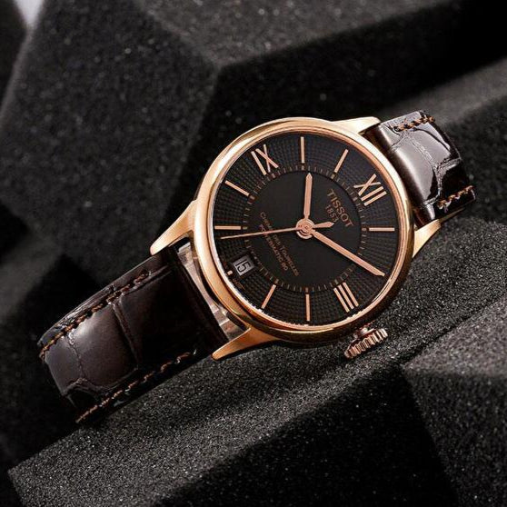  Shop Authentic Tissot Chemin des Tourelles Powermatic 80 Brown Dial Brown Leather Strap Watch for Men - T099.407.36.448.00 - Luxxuri