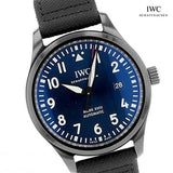 Shop Authentic IWC Pilot’s Watch Mark XVIII Edition “Laureus Sport for Good Foundation" Blue Dial Black Nylon Strap Watch for Men - IW324703 - Luxxuri