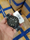  Shop Authentic Fossil Grant Chronograph Black Dial Black Steel Strap Watch for Men - FS4832 - Luxxuri