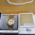  Shop Authentic Michael Kors Blair Gold Dial Gold Steel Strap Watch for Women - MK5639 - Luxxuri