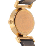  Shop Authentic Versace V Metal Icon Gold Dial Brown Strap Watch for Women - VLC130016 - Luxxuri