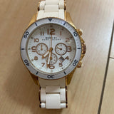  Shop Authentic Marc Jacobs Rock Chronograph White Dial White Silicone Strap Watch for Women - MBM2546 - Luxxuri